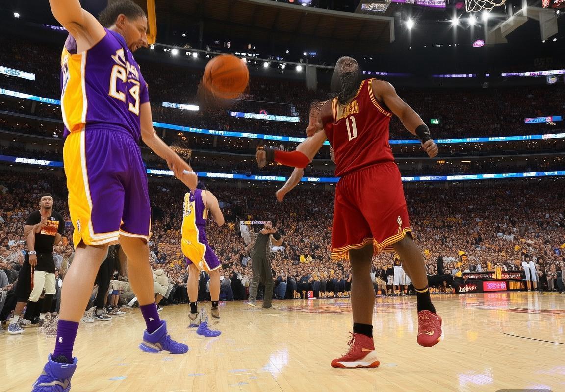 2016年湖人骑士巅峰对决：青春激情与战术艺术的碰撞(图1)